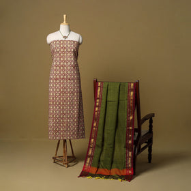 Pedana kalamkari cotton 2pc unstitched dress material