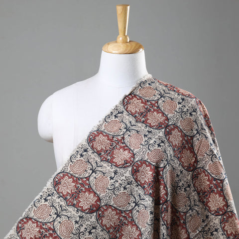 Buy Pedana Kalamkari Hand Block Printed Cotton Fabric Online at iTokri.com