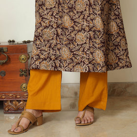 Multicolor - pedana kalamkari printed cotton kurta