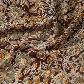  Pedana Kalamkari Block Printed Mul Cotton Fabric 