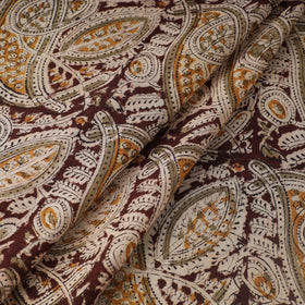 Buy Pedana Kalamkari Block Printed Mul Cotton Fabric Online