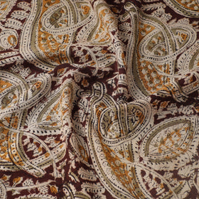 Buy Pedana Kalamkari Block Printed Mul Cotton Fabric Online