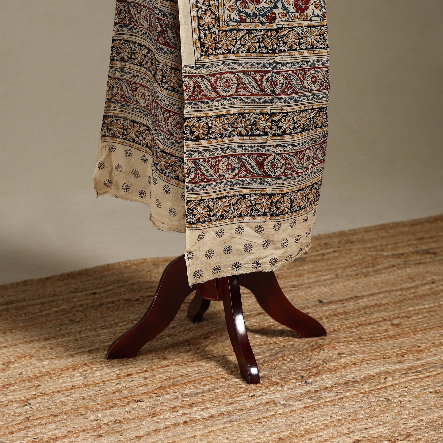 Multicolor - pedana natural dyed cotton kalamkari dupatta