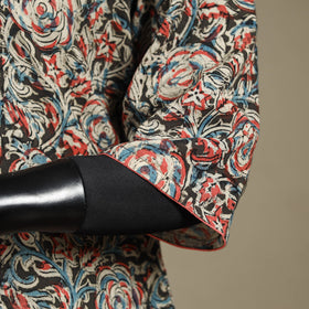 Multicolor - pedana natural dyed cotton short kalamkari