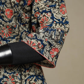 Multicolor - pedana natural dyed cotton short kalamkari