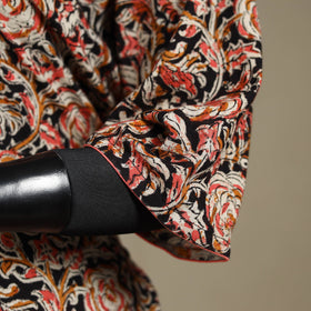 Red - pedana natural dyed cotton short kalamkari kurta 03