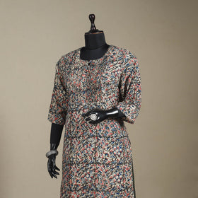 Multicolor - pedana natural dyed cotton straight pintuck