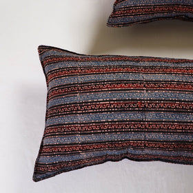  Multicolor Ajrakh Block Print Pillow Cover (Set of 2)