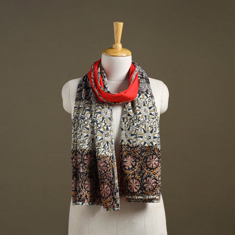 Multicolor Plain Cotton Patchwork Stole