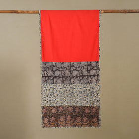 Multicolor Plain Cotton Patchwork Stole