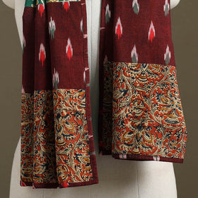 Multicolor - plain cotton patchwork stole 03 - handcrafted