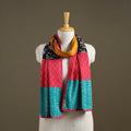 Multicolor Plain Cotton Patchwork Stole