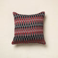 Multicolor Pochampally Ikat Cotton Cushion Cover 