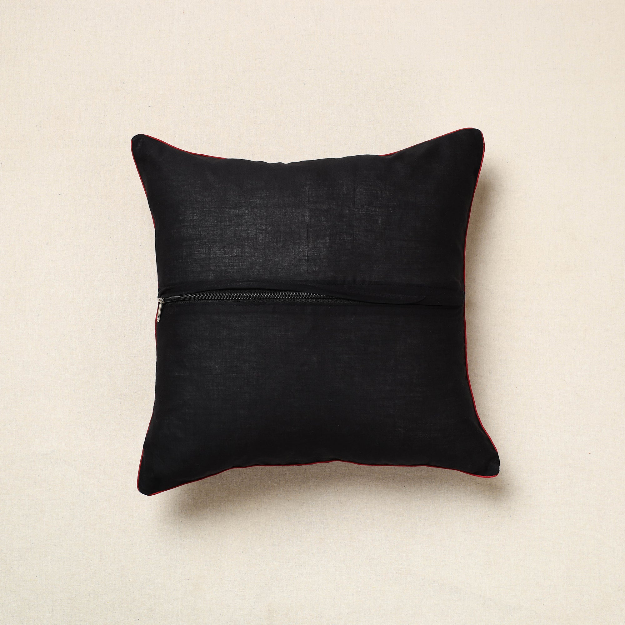 Multicolor Pochampally Ikat Cotton Cushion Cover 