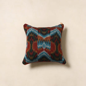 Multicolor - pochampally ikat cotton cushion cover 46