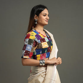 Patchwork Stitched Blouse
