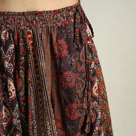 Multicolor - printed 24 kali patchwork cotton long skirt 31