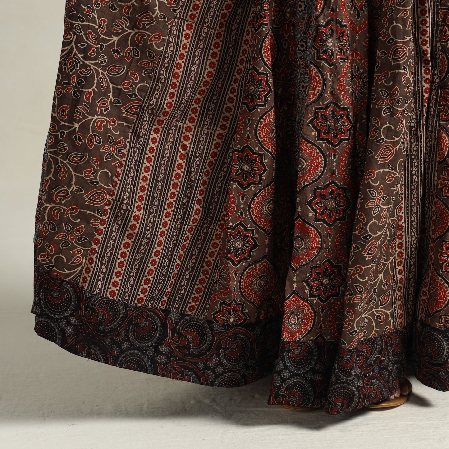 Ajrakh Patchwork Skirt 
