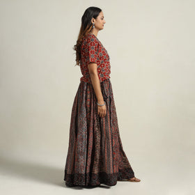 Ajrakh Patchwork Skirt 