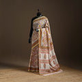Multicolor - printed chanderi silk sanganeri saree