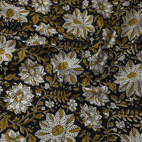 Multicolor Block Printed Cotton Bagru Kalamkari Fabric