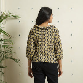  Ajrakh Block Printed Cotton Crop Top 05 