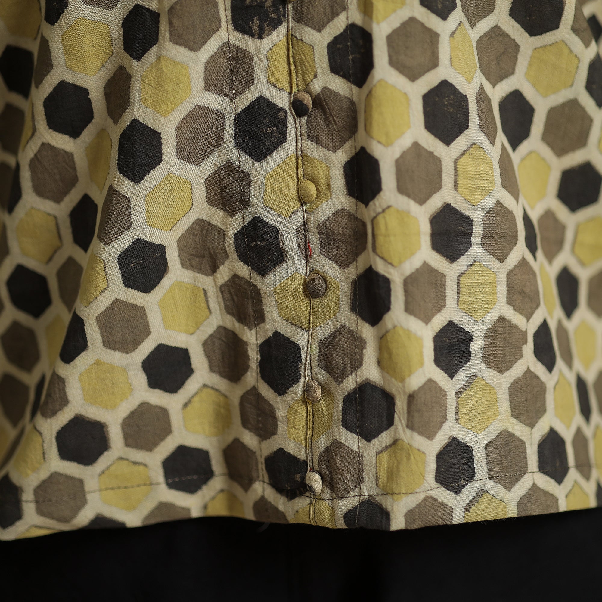  Ajrakh Block Printed Cotton Crop Top 05 