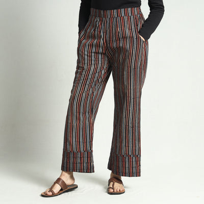 Multicolor - printed cotton elasticated palazzo