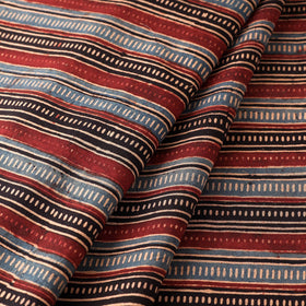 Multicolor - Ajrakh Block Printed Cotton Fabric 10