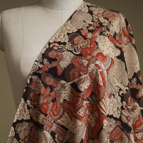 Printed cotton kalamkari fabric 16 - handcrafted