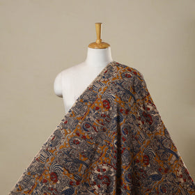 Printed cotton kalamkari fabric 19 - handcrafted