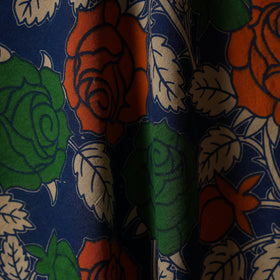 Printed cotton kalamkari fabric 27 - handcrafted