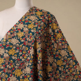 Printed cotton kalamkari fabric 29 - handcrafted