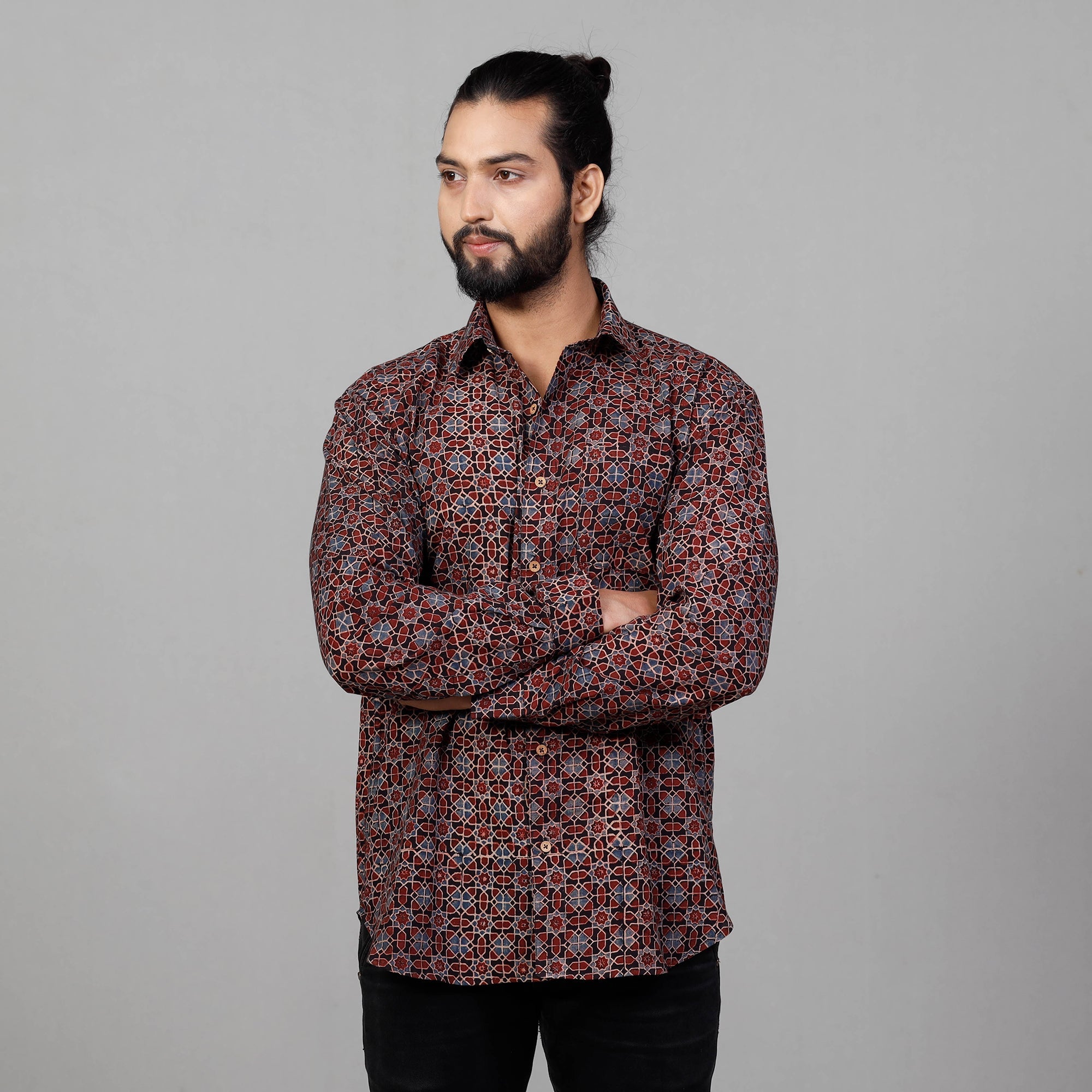 ajrakh shirt 