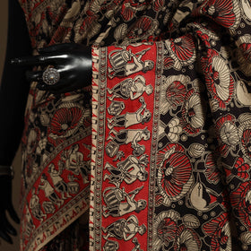 Multicolor - printed cotton nellore kalamkari saree 09