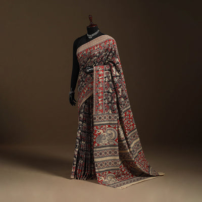 Multicolor - printed cotton nellore kalamkari saree 09