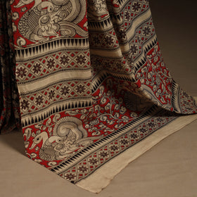 Multicolor - printed cotton nellore kalamkari saree 09