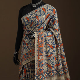 Multicolor - printed cotton nellore kalamkari saree 17