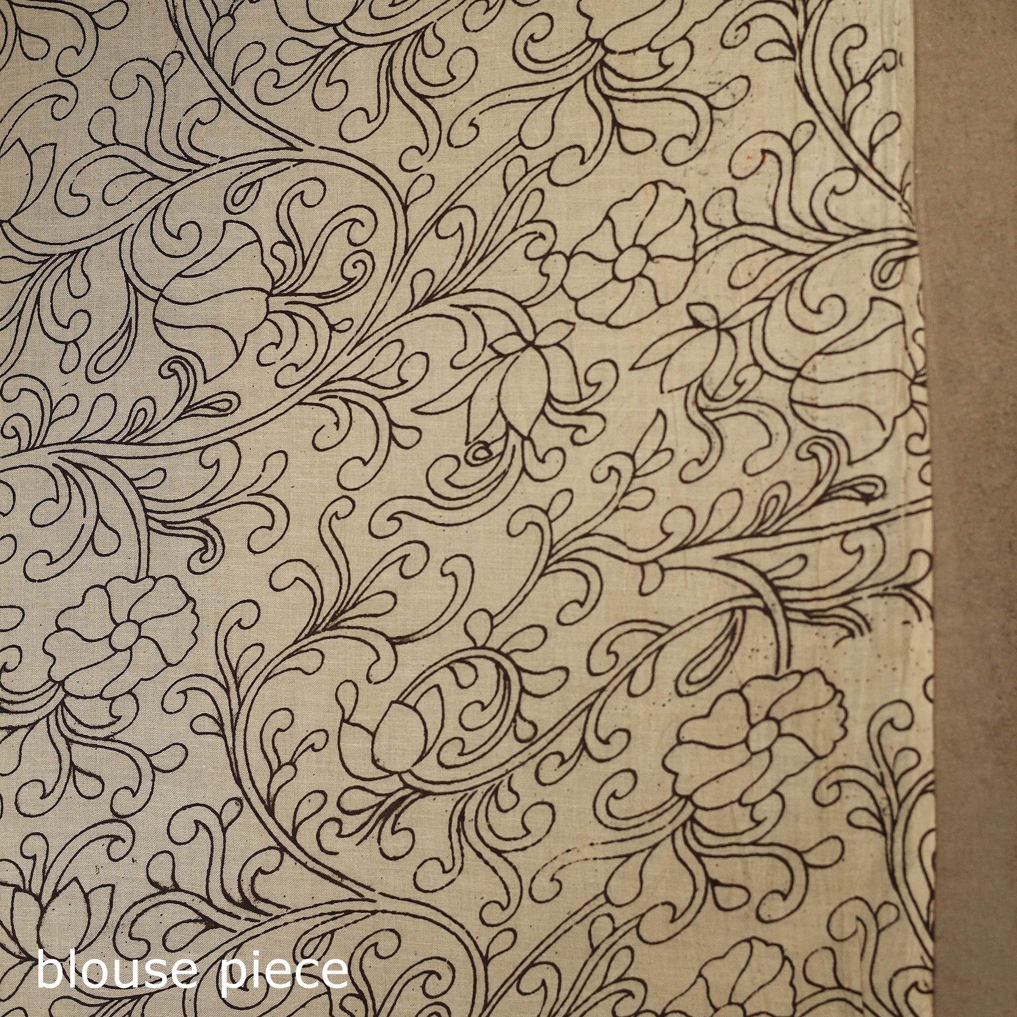 Multicolor - printed cotton nellore kalamkari saree 17