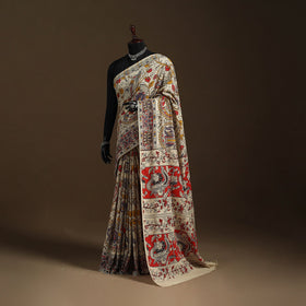 Multicolor - printed cotton nellore kalamkari saree 71