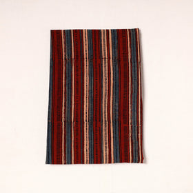 Multicolor - Ajrakh Block Printed Cotton Precut Fabric (1 meter) 46