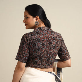 Buy Ajrakh Block Printed Cotton Stitched Blouse Online at iTokri.com