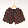  Ajrakh Block Printed Cotton Unisex Boxer/Shorts 