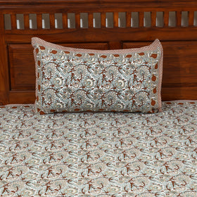 Buy Pure Cotton Single Sanganeri Print Bed Sheet