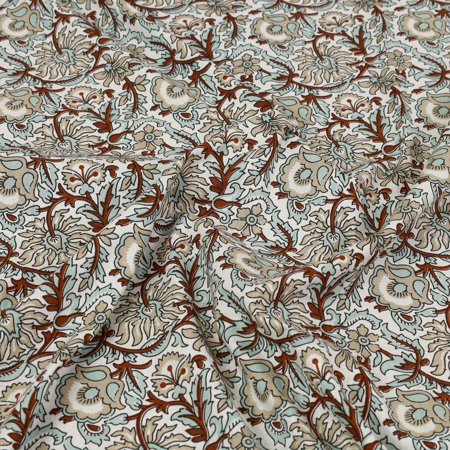 Buy Pure Cotton Single Sanganeri Print Bed Sheet