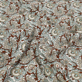 Buy Pure Cotton Single Sanganeri Print Bed Sheet