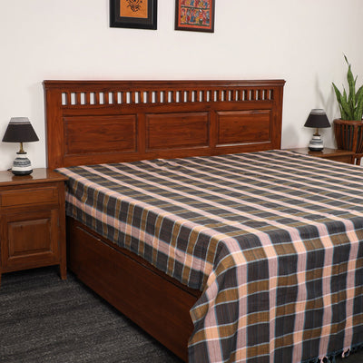 Buy Pure Handloom Cotton Double Bed Cover (108 x 90 in) 02 Online at iTokri.com