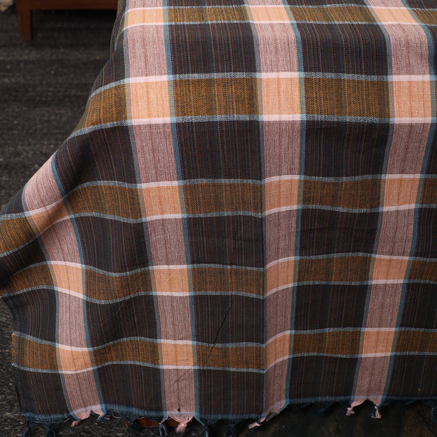 Buy Pure Handloom Cotton Double Bed Cover (108 x 90 in) 02 Online at iTokri.com