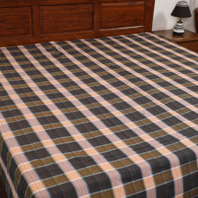 Buy Pure Handloom Cotton Double Bed Cover (108 x 90 in) 02 Online at iTokri.com