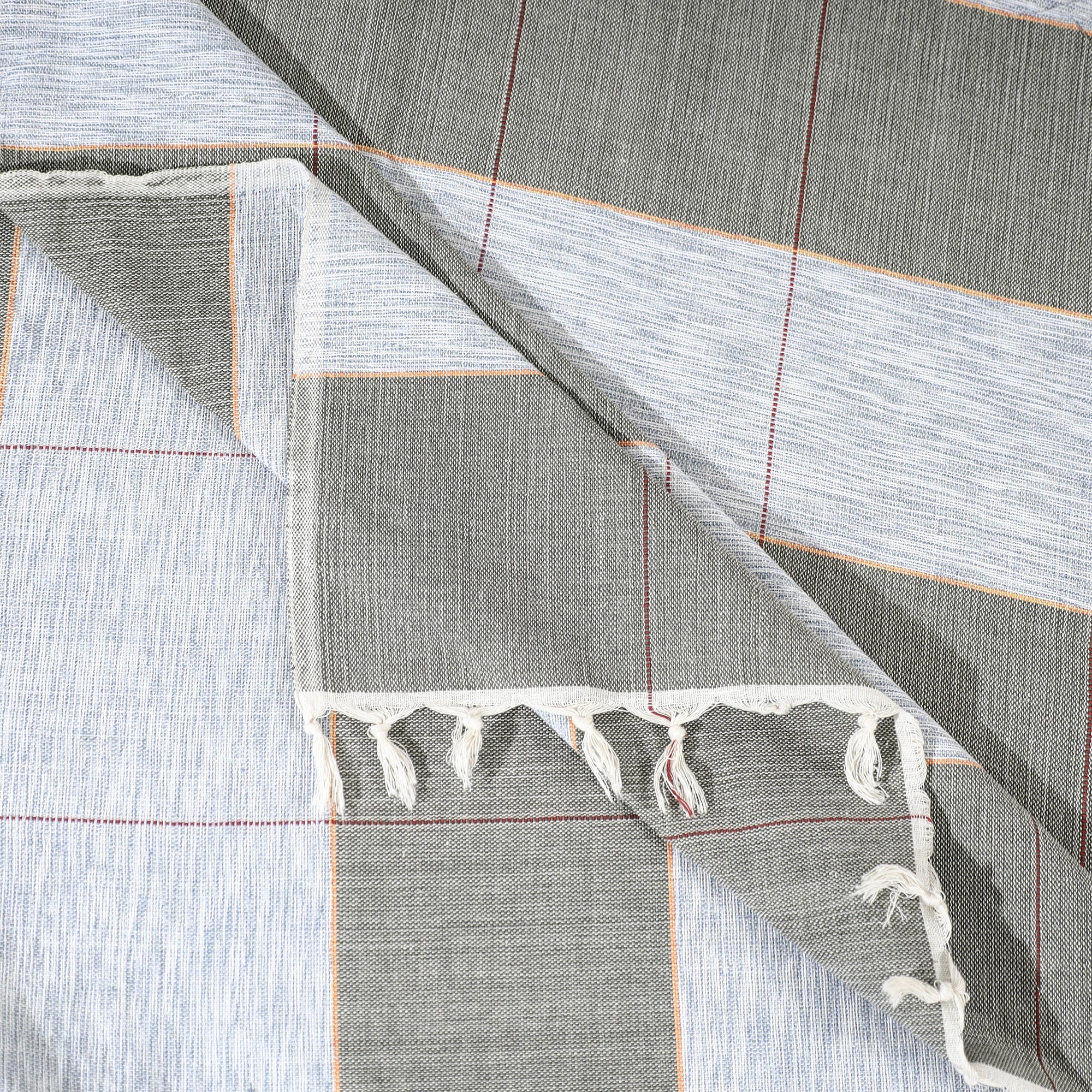 Buy Pure Handloom Cotton Double Bed Cover Online at iTokri.com